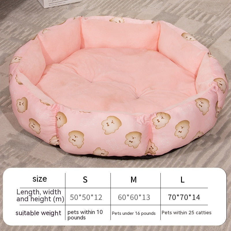 Warm Fleece-Lined Pet Bed Fits All Cages Perfectly