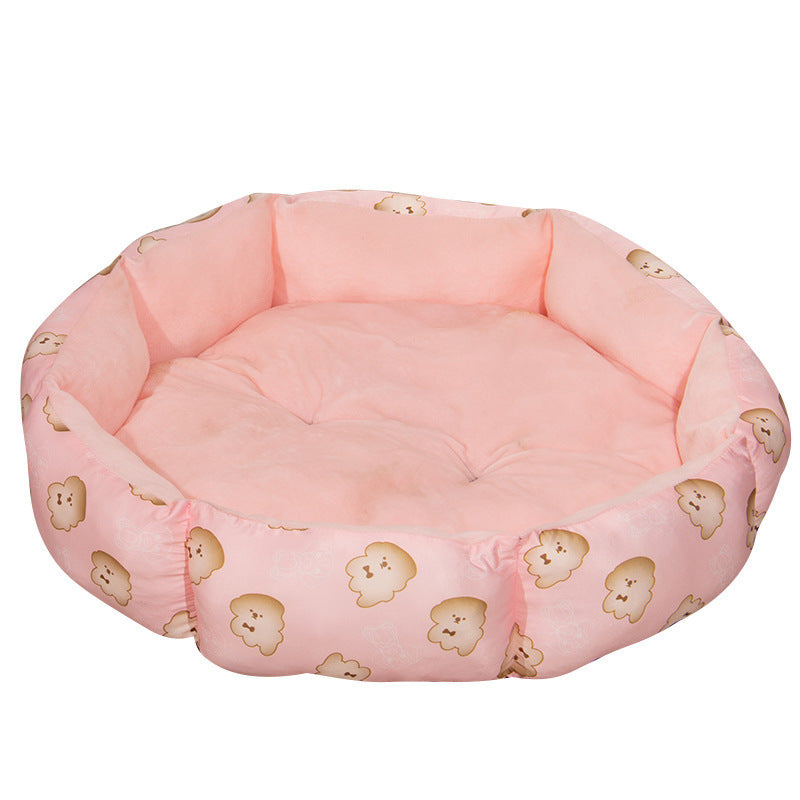 Warm Fleece-Lined Pet Bed Fits All Cages Perfectly