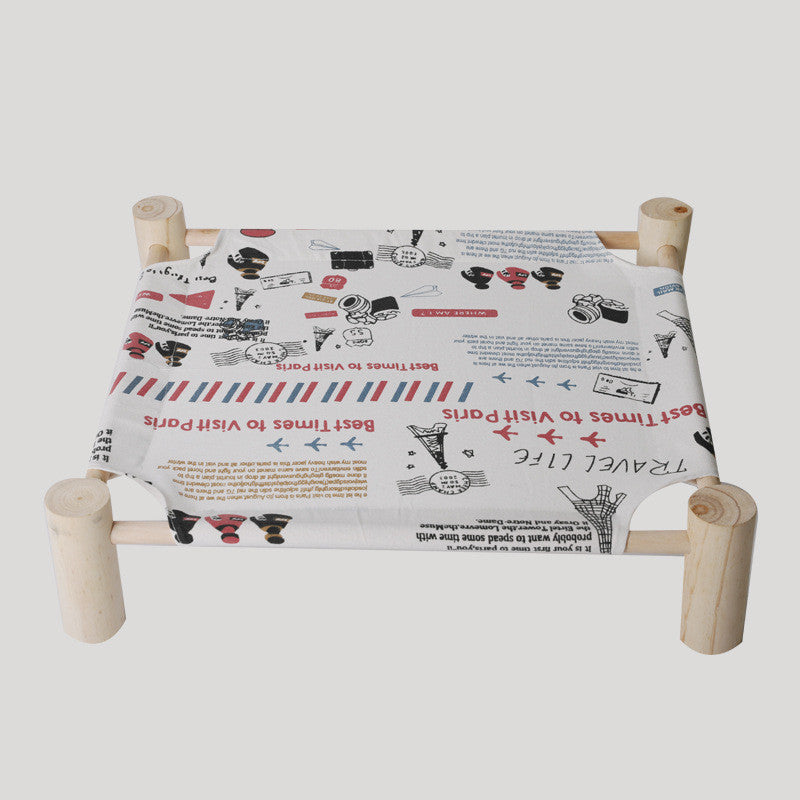 Elegant Wooden Dog Bed That Is Durable, Removable And Easy To Use