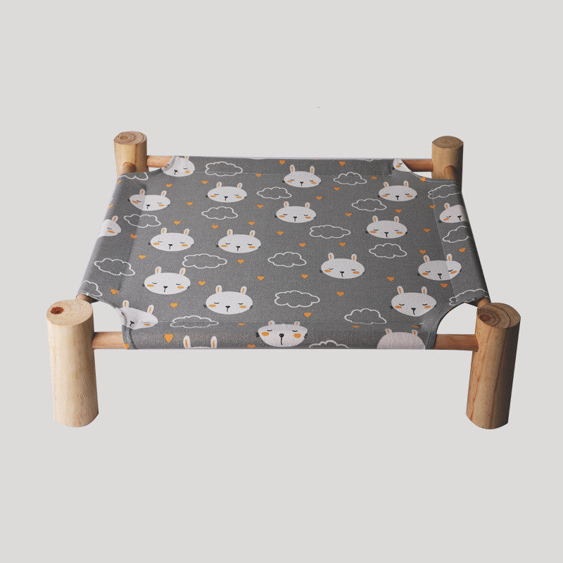 Elegant Wooden Dog Bed That Is Durable, Removable And Easy To Use