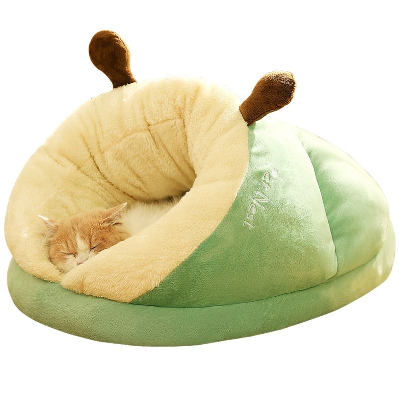 Cute Pet Bed Winter Cat Dog Slippers Small Nest