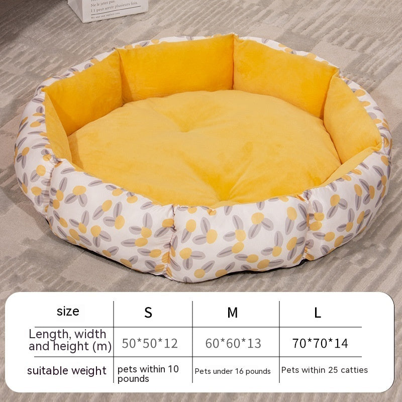 Warm Fleece-Lined Pet Bed Fits All Cages Perfectly