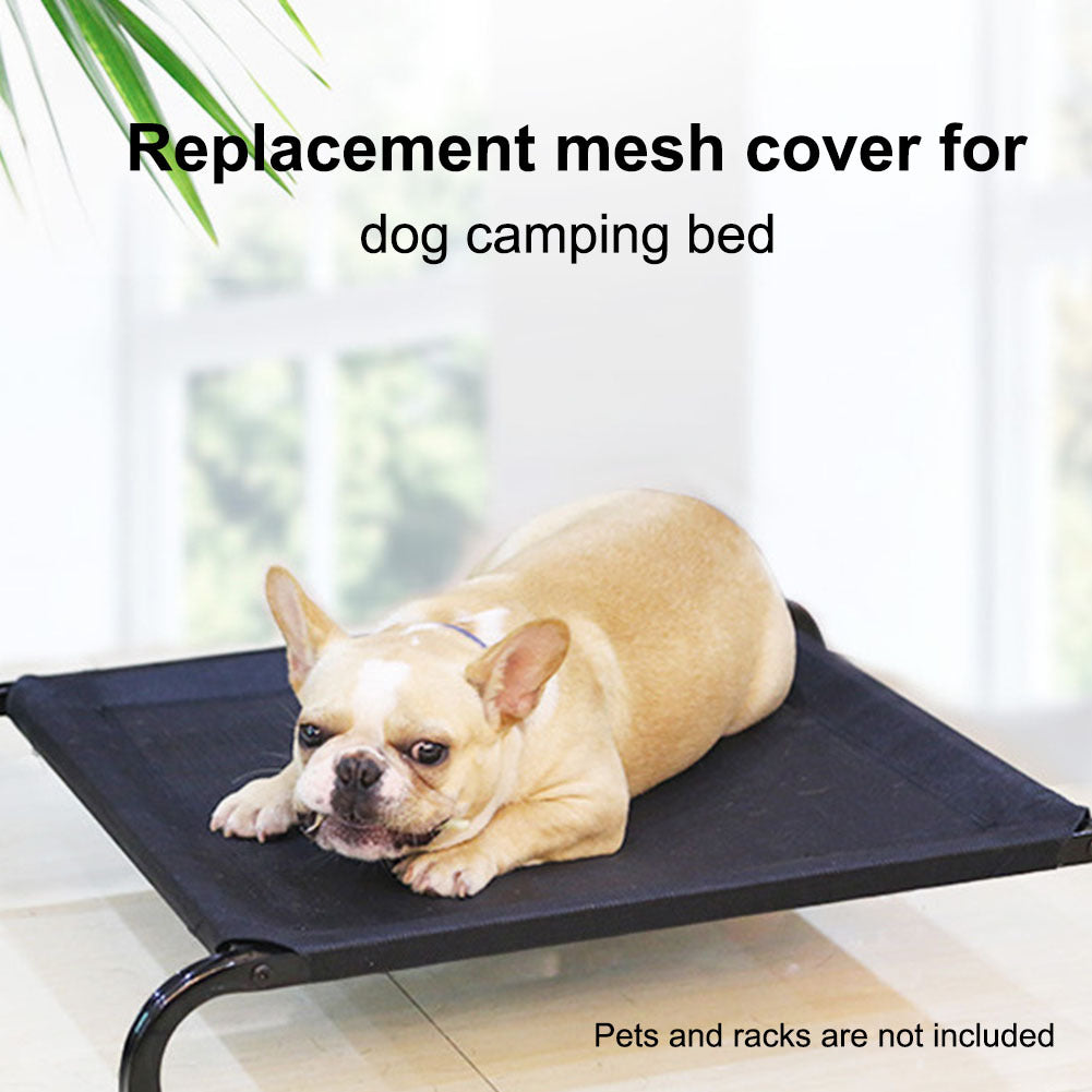 Weather-Resistant High Walled Pet Trampoline Cot for Relaxation