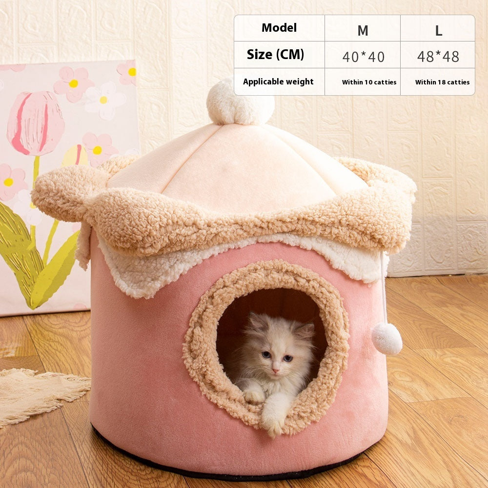 Adorable Ice Cream Pet Bed - Sweet Dreams for Your Pet