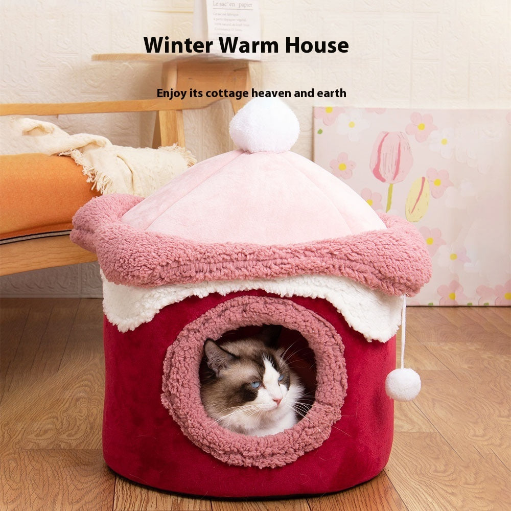 Adorable Ice Cream Pet Bed - Sweet Dreams for Your Pet