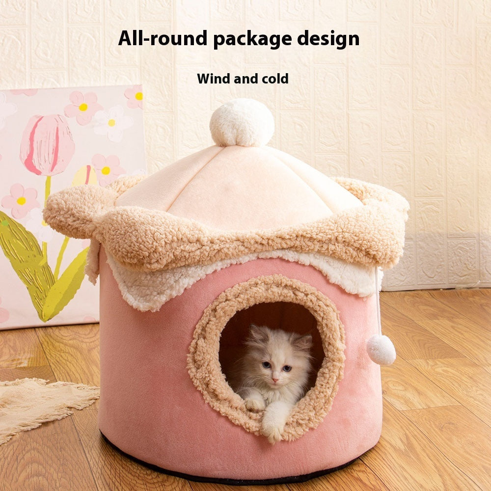 Adorable Ice Cream Pet Bed - Sweet Dreams for Your Pet