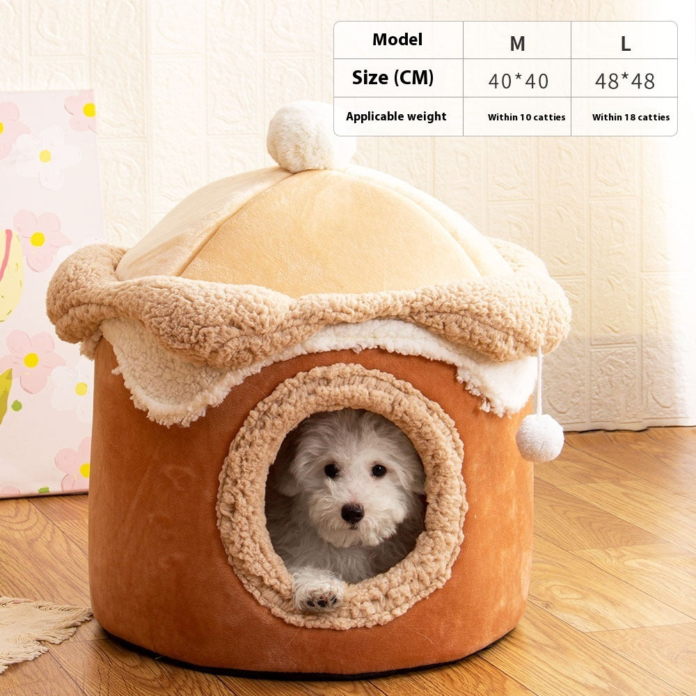 Adorable Ice Cream Pet Bed - Sweet Dreams for Your Pet